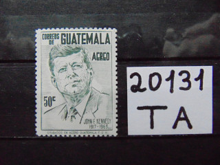 Фото марки Гватемала авиапочта 1964г **