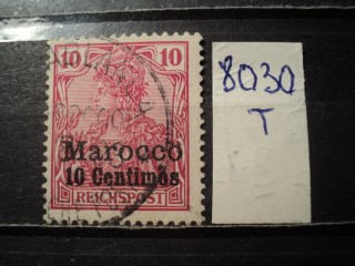 Фото марки Герман. Марокко 1905г