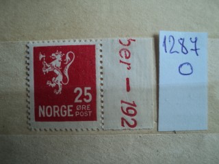 Фото марки Норвегия 1926г **