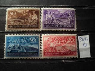 Фото марки Лихтенштейн серия 1937г **