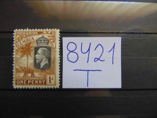 Фото марки Британская Гамбия 1922г *
