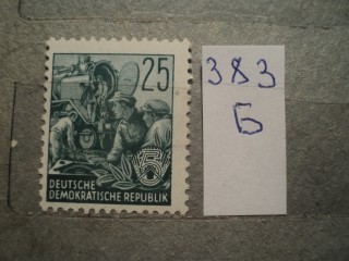 Фото марки Германия ГДР 1953г *