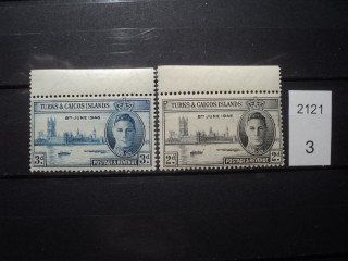 Фото марки Брит. Теркс и Кайкос 1946г **