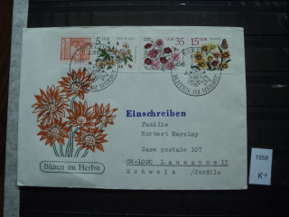Фото марки ГДР конверт 1971г