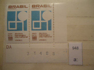 Фото марки Бразилия 1966г пара **
