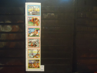 Фото марки Парагвай 1985г сцепка *