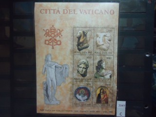 Фото марки Ватикан 1983г блок **
