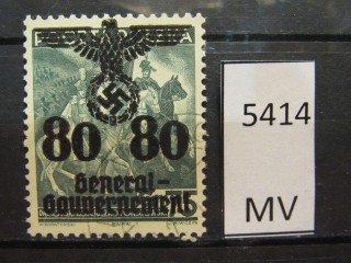 Фото марки Германская оккупация Польши 1937г