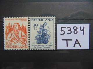 Фото марки Голландия серия 1957г **