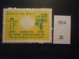 Фото марки Бразилия 1965г **