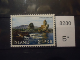 Фото марки Исландия 1966г **