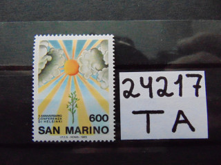 Фото марки Сан Марино марка 1985г **