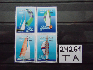 Фото марки Сан Марино серия 2001г **