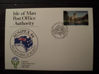 Фото марки Остров Мэн почтовая карточка