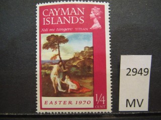 Фото марки Каймановы острова 1970г *