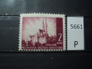 Фото марки Хорватия 1941г *