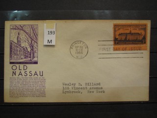 Фото марки США 1956г FDC (первый день гашения)