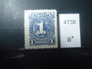 Фото марки Колумбия 1903г *