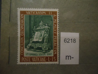Фото марки Ватикан 1966г *