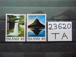 Фото марки Исландия серия 1977г **