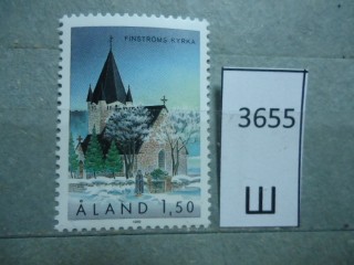 Фото марки Аландские острова 1989г **