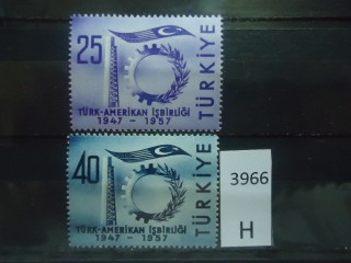 Фото марки Турция 1957г серия **