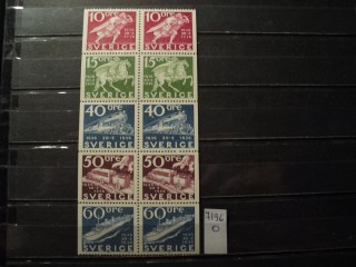 Фото марки Швеция серия сцепка 1972г **