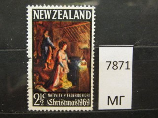 Фото марки Новая Зеландия 1969г