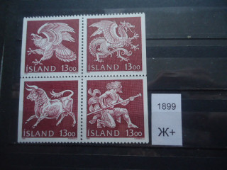 Фото марки Исландия 1987г **
