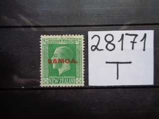 Фото марки Британская Самоа 1916г *