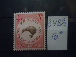Фото марки Новая Зеландия 1959г **