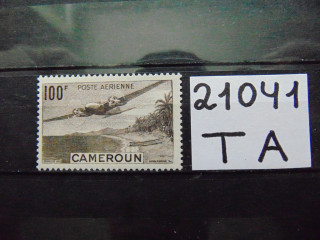Фото марки Французский Камерун авиапочта 1943г **