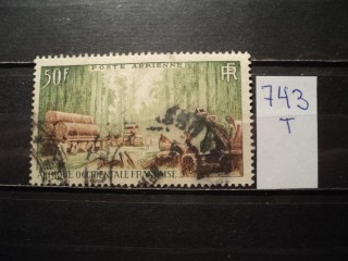 Фото марки Франц. Западная Африка 1954г