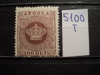 Фото марки Порт. Ангола 1870г *