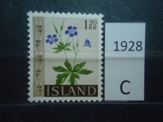 Фото марки Исландия 1960г **