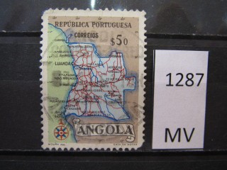 Фото марки Порт. Ангола 1955г