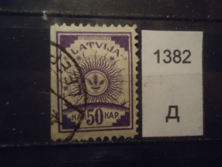 Фото марки Латвия 1920г