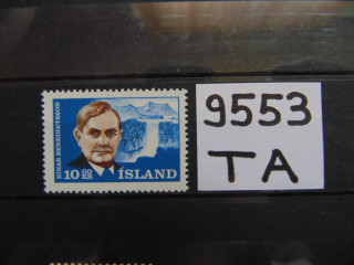 Фото марки Исландия марка 1965г **
