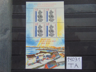 Фото марки Гренландия блок 1999г **