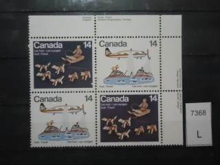 Фото марки Канада 1978г (2 сцепки) **