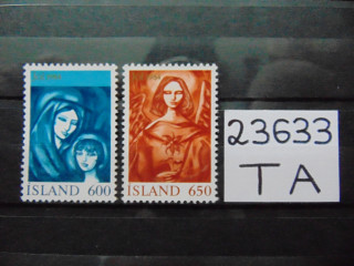 Фото марки Исландия серия 1984г **