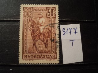 Фото марки Франц. Мадагаскар