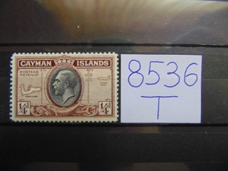 Фото марки Британские Каймановы острова 1935г **