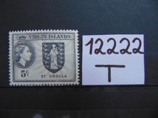 Фото марки Британские Виргинские острова 1956г **