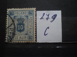 Фото марки Исландия 1876г