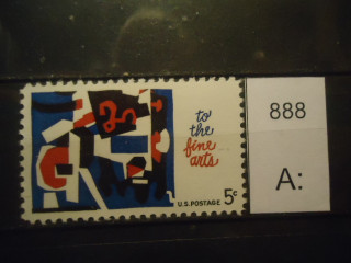 Фото марки США 1964г **
