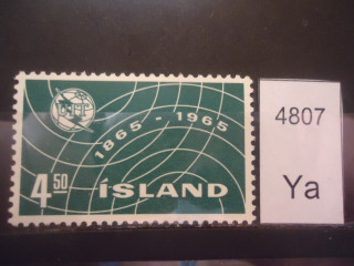Фото марки Исландия 1965г **