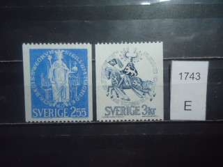 Фото марки Швеция серия 1970г **