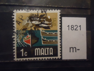 Фото марки Брит. Мальта 1973г