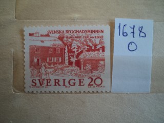 Фото марки Швеция 1963г **